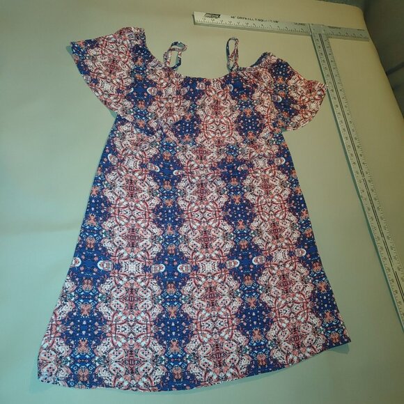 Meduim Lightweight Dress No Comment Adjustable Ruffled Tent Scoop Sundress - Picture 5 of 8